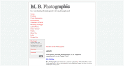Desktop Screenshot of mbphotographic.com
